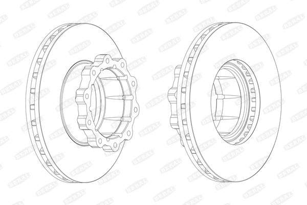 Disque de frein BERAL BCR120A