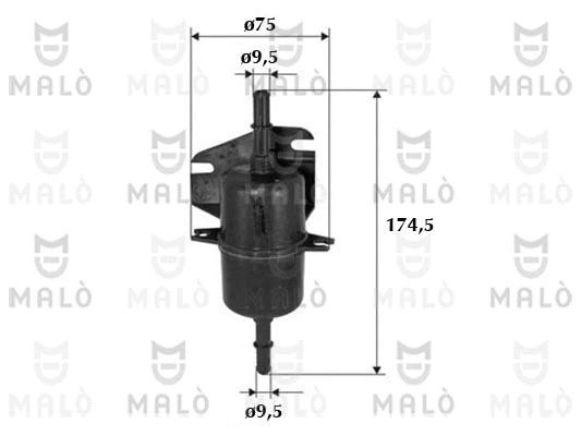 Filtre à carburant AKRON-MALÒ 1520089