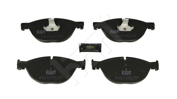 Kit de plaquettes de frein, frein à disque HART 256 501
