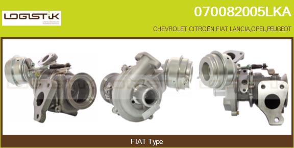 Turbocompresseur, suralimentation LGK 070082005LKA