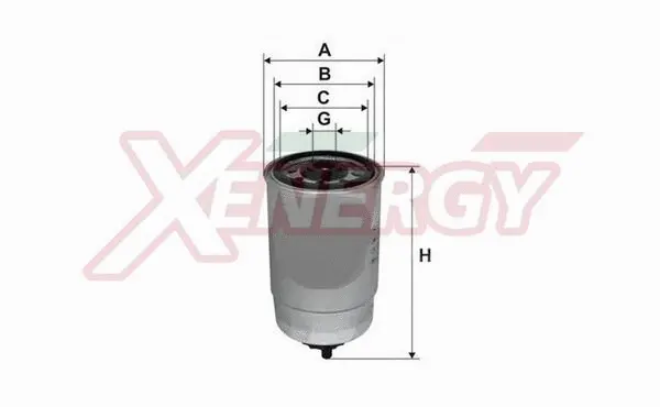 Filtre à carburant AP XENERGY X1510403