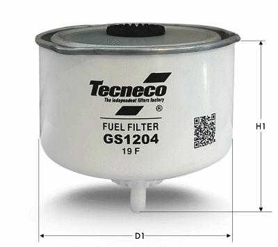 Filtre à carburant TECNECO FILTERS GS1204