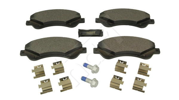 Kit de plaquettes de frein, frein à disque HART 260 264