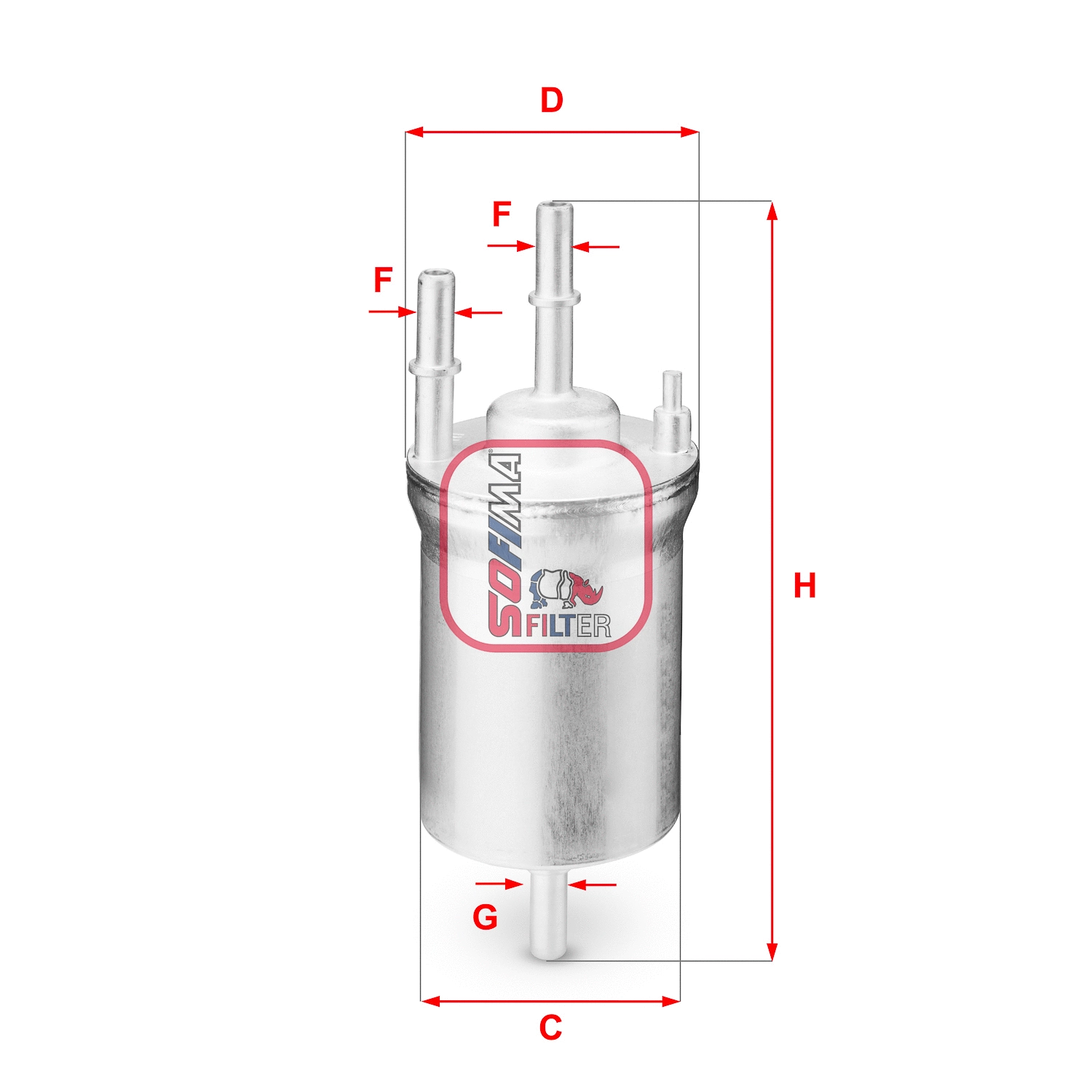 Filtre à carburant SOFIMA S 1833 B