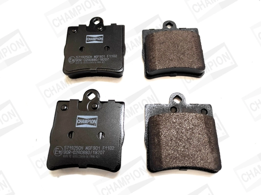 Kit de plaquettes de frein, frein à disque CHAMPION 571925CH