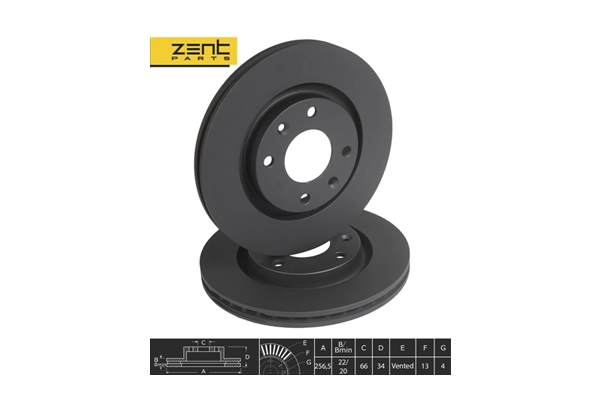 Disque de frein ZentParts Z06255