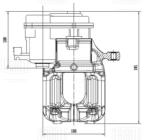 Étrier de frein TRIALLI CF 052312