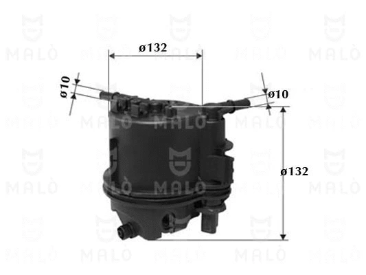 Filtre à carburant AKRON-MALÒ 1520010
