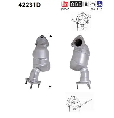 Catalyseur AS 42231D