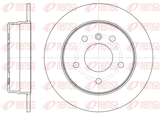 Disque de frein REMSA 6831.00