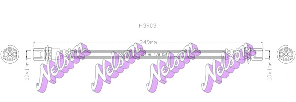 Flexible de frein KAWE H3903