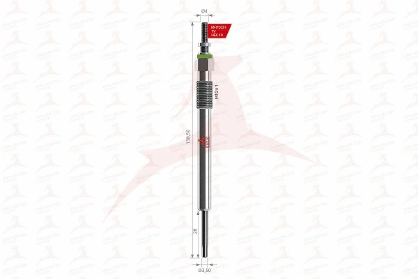 Bougie de préchauffage MEHA AUTOMOTIVE MH70281