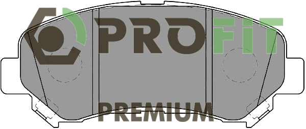 Kit de plaquettes de frein, frein à disque PROFIT 5005-2011