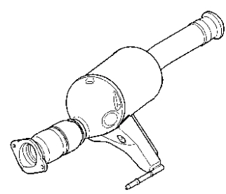Filtre à particules / à suie, échappement VEGAZ GmbH RK-352