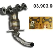 Catalyseur en coude EBERSPÄCHER 03.903.60