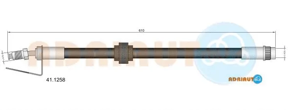 Flexible de frein ADRIAUTO 41.1258