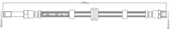 Flexible de frein JURATEK JBH1326