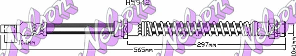 Flexible de frein KAWE H5942
