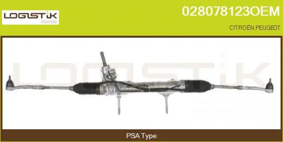 Crémaillère de direction LGK 028078123OEM