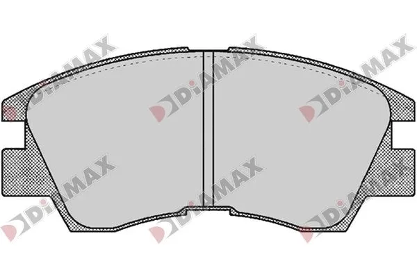 Kit de plaquettes de frein, frein à disque DIAMAX N09807