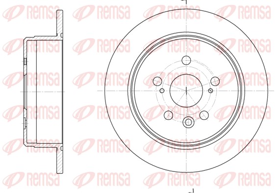 Disque de frein REMSA 6245.00
