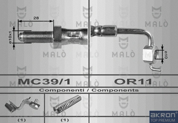 Flexible de frein AKRON-MALÒ 8556