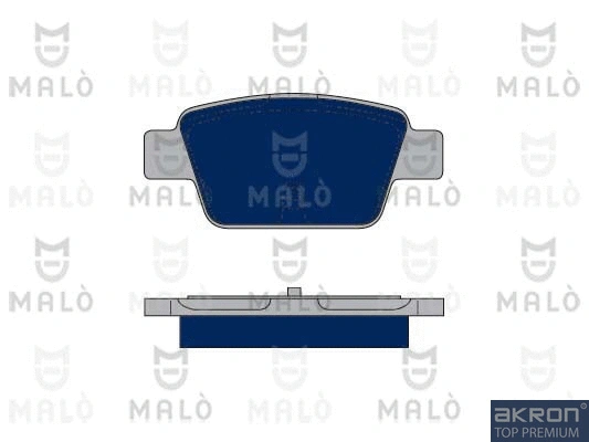 Kit de plaquettes de frein, frein à disque AKRON-MALÒ 1050129