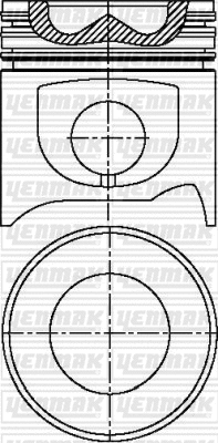 Piston YENMAK 31-03688-000
