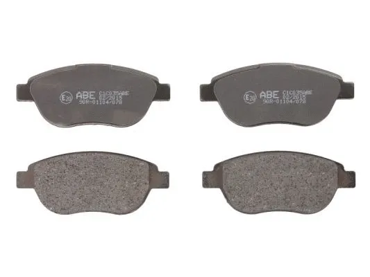 Kit de plaquettes de frein, frein à disque ABE C1C035ABE