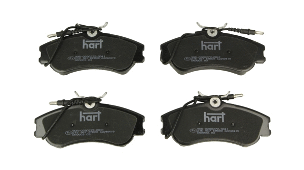 Kit de plaquettes de frein, frein à disque HART 215 967