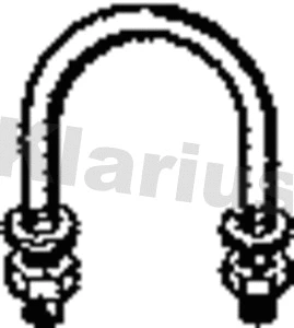 Suspension, échappement KLARIUS 430011