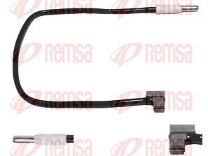 Contact d'avertissement, usure des plaquettes de frein REMSA 001089
