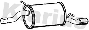 Silencieux arrière KLARIUS 231452