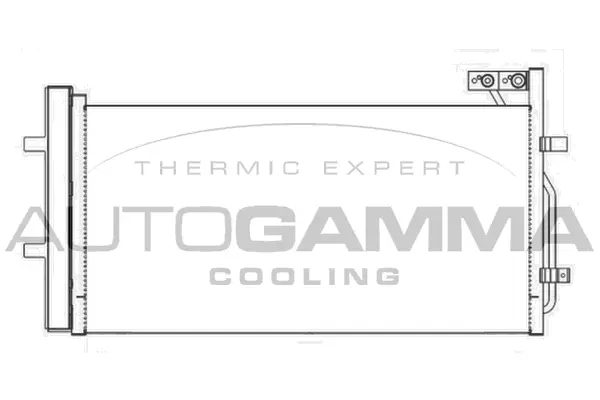 Condenseur, climatisation AUTOGAMMA 107285