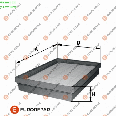 Filtre à air EUROREPAR 1680343180