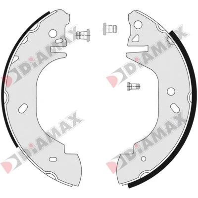 Jeu de mâchoires de frein DIAMAX N01115