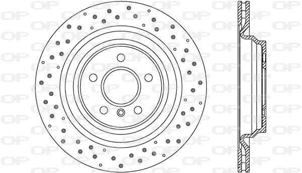Disque de frein OPEN PARTS BDR2770.20