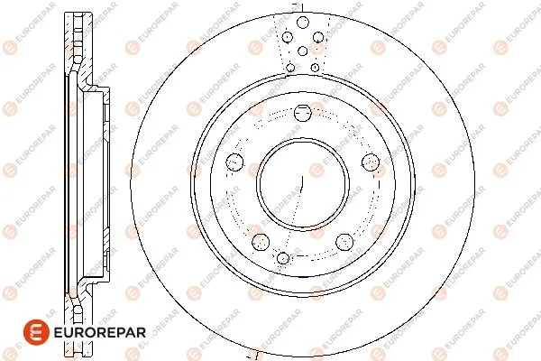 Disque de frein EUROREPAR 1676010480