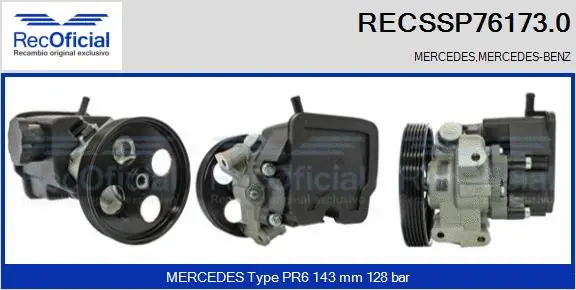 Pompe hydraulique, direction RECOFICIAL RECSSP76173.0