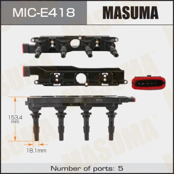 Bobine d'allumage MASUMA MIC-E418