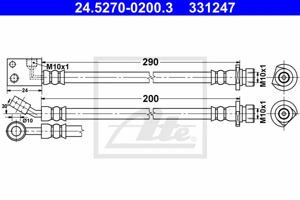 Flexible de frein ATE-APAC 24.5270-0200.3