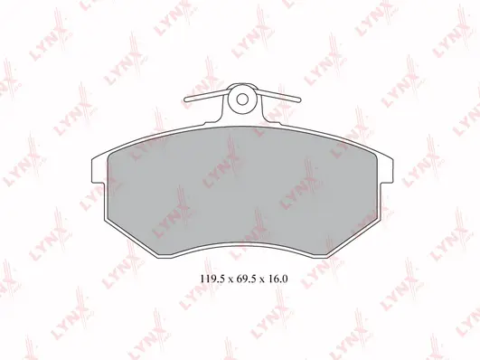 Kit de plaquettes de frein, frein à disque LYNXAUTO BD-8014