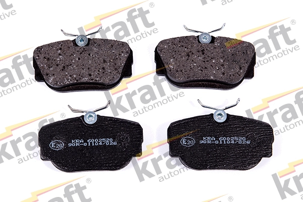 Kit de plaquettes de frein, frein à disque KRAFT AUTOMOTIVE 6002520
