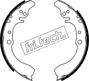 Jeu de mâchoires de frein fri.tech. 1026.348