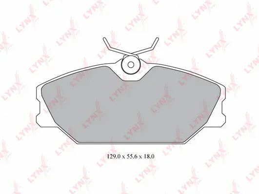 Kit de plaquettes de frein, frein à disque LYNXAUTO BD-6304