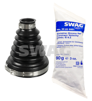 Jeu de joints-soufflets, arbre de commande SWAG 33 10 1661