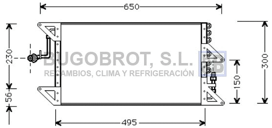Condenseur, climatisation BUGOBROT 62-FT5170