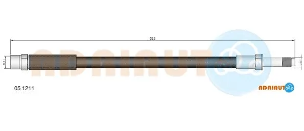 Flexible de frein ADRIAUTO 05.1211