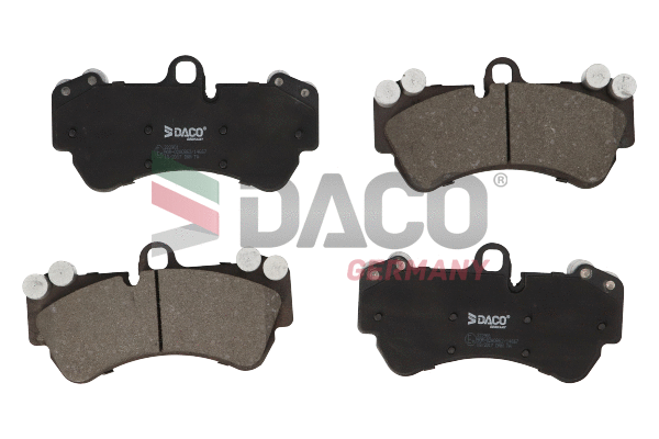 Kit de plaquettes de frein, frein à disque DACO Germany 322901