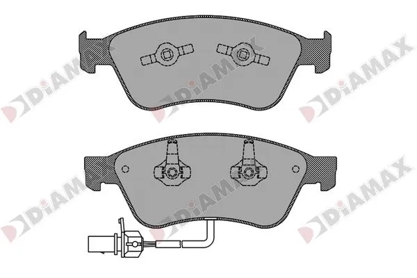 Kit de plaquettes de frein, frein à disque DIAMAX N09666